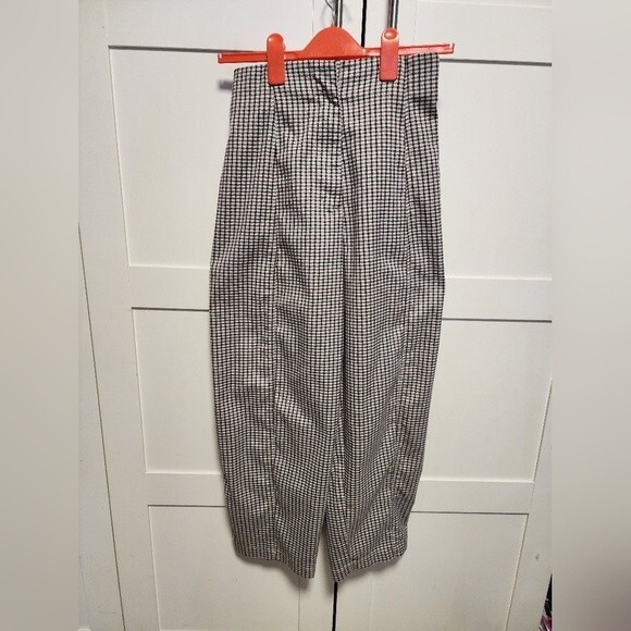 Urban Outfitters High Rise Plaid Pant size 0 - Picture 1 of 6